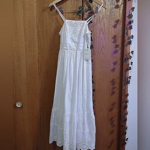 NWT white lace dress look